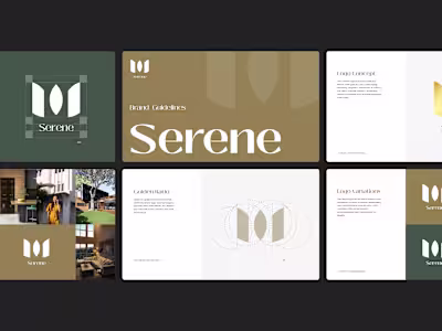 Serene - Villa and Resort Logo Brand Guidelines