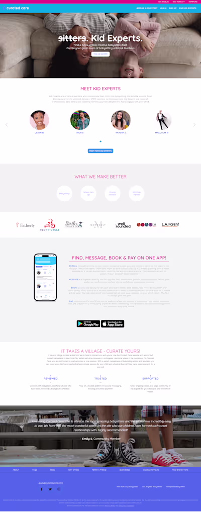 https://curatedcare.com