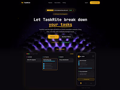TaskRite — an AI-powered task management app I built to help...
