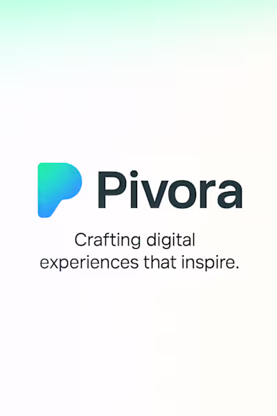 Pivora – Productivity SaaS Website Design