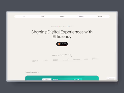 Portfolio Website in Framer 🔥🔥
