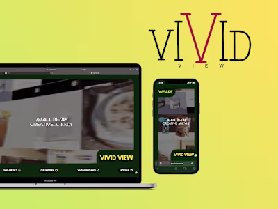 The Vivid View Website Redesign