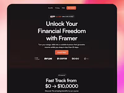 Skillset (Framer Template Design)