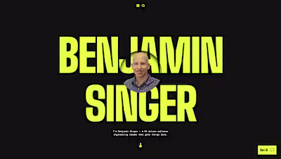 Ben's Portfolio Website