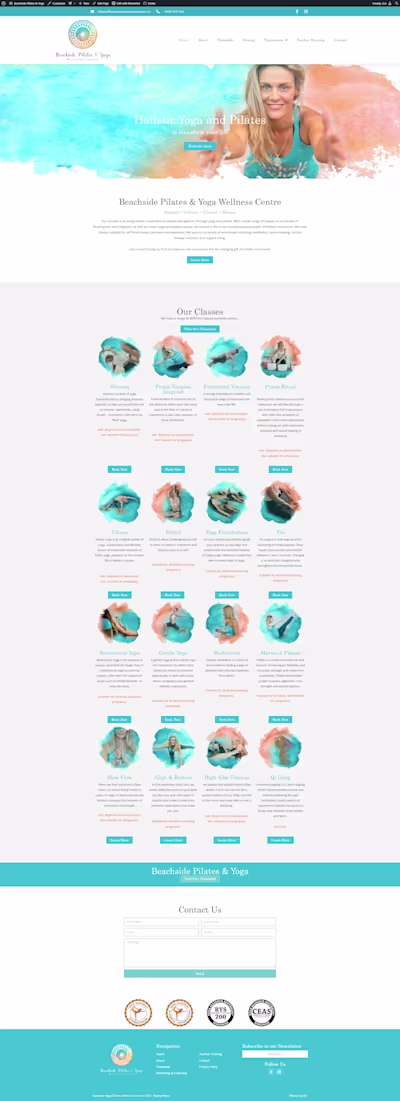 Yoga Website
