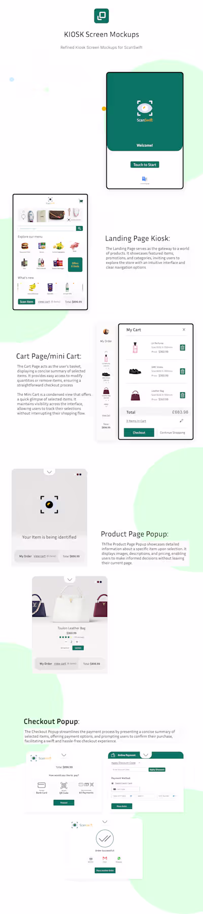 Scanswift kiosk design