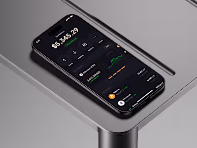 Modern Crypto Trading App — Mobile UI/UX Case Study