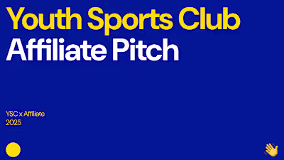 Affiliate Marketing - Youth Sports Club