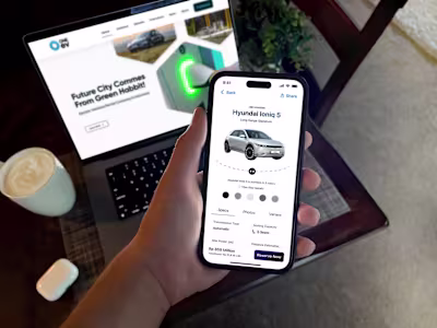 UX/UI Design for ONE EV Mobile Apps