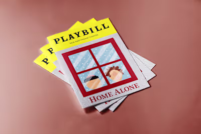 Home Alone Playbill