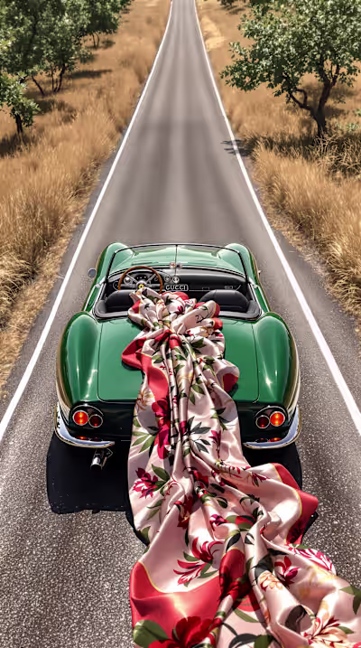 A conceptual visual campaign merging