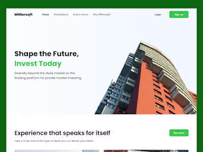 Real Estate Crowdfunding Website