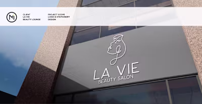 La Vie beauty salon on Behance