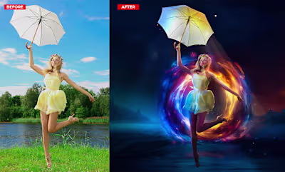 I will do realistic photo editing and manipulation compositing …