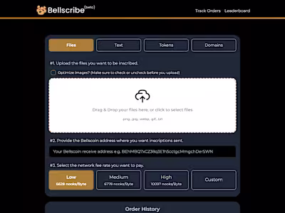 Bellscribe.com (Web3 Inscription Service)
