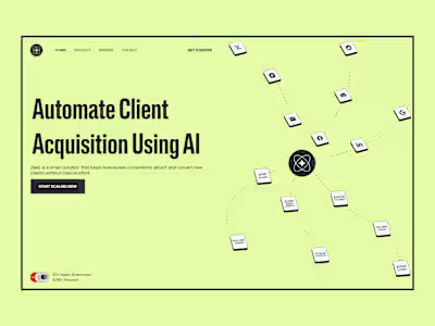 Current WIP design for an AI Company. Can't wait to build th...