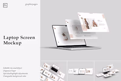 A clean and modern laptop