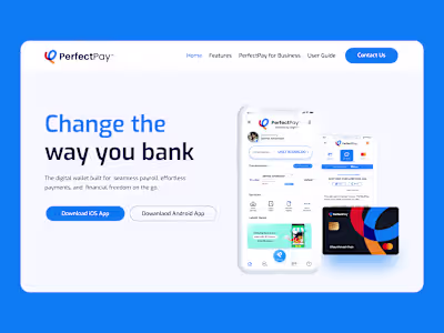 PerfectPay Website Design