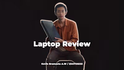 Laptop Review - Midterm Project 