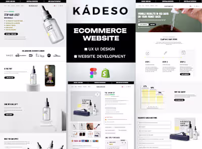 E-commerce UI/UX Design & Shopify Development