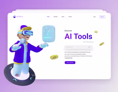 AI Tools Website Design 