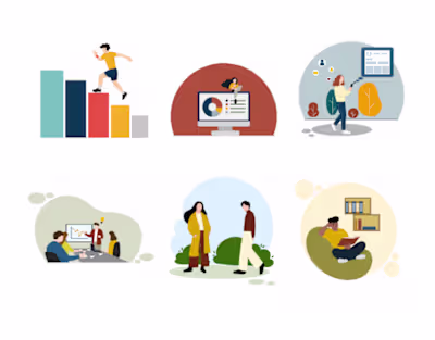 Clean Characters for Website Illustration :: Behance