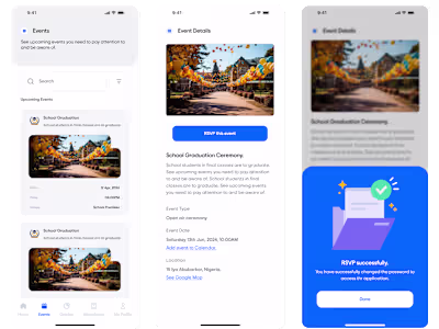 Shelf 21 Mobile App Design for Parents and Guardians 