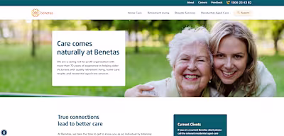 Benetas Website Development