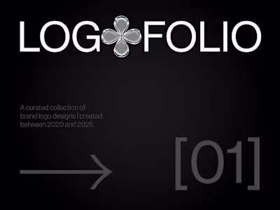 LOGOFOLIO VOL.1 A curated collection of brand logo designs I...