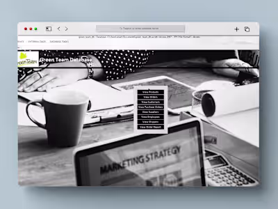 GREEN TEAM - POS DATABASE