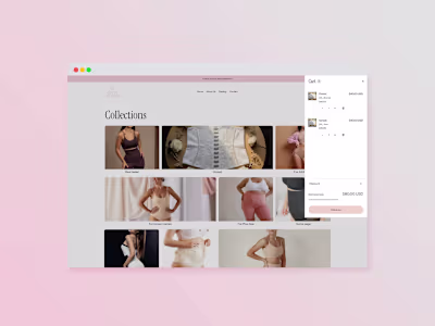 Dana Shape Shopify E‑commerce Website | UI/UX Store Design