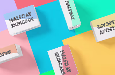 HalfDay Skincare on Behance