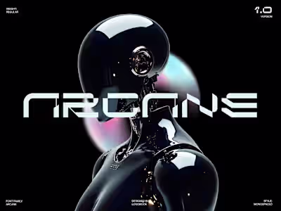 Arcane Typeface Design