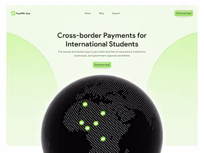 Pay4me app website (Figma design)