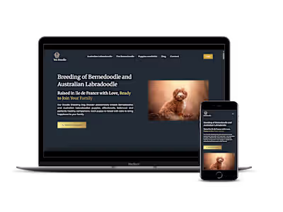 Dog Breeder Website (Ouidoodle)