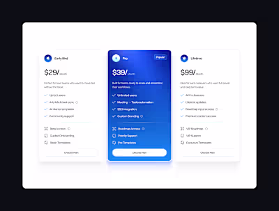 Thought on this pricing Section?