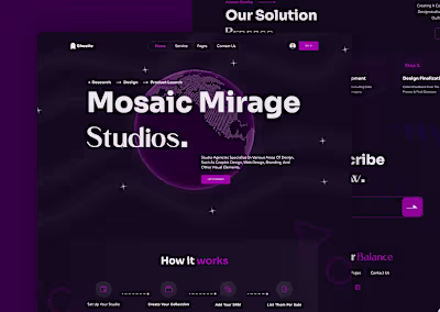 Mosaic Mirage - Web site design
