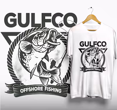 Fishing T-shirt Design
