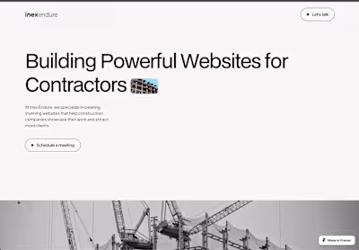 Web Design Project FIGMA + FRAMER