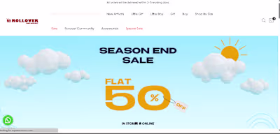 Rollover - Elevating Your Online Shopping Store