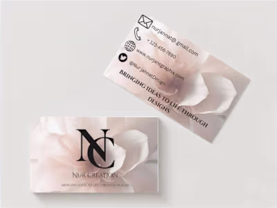 A proffesional business Card.