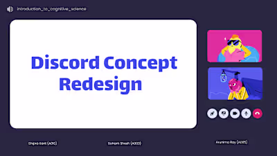 Cognitive Science - Discord
