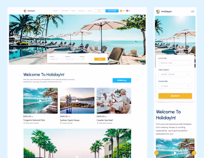 Luxury Tour Operator Webflow Website Design