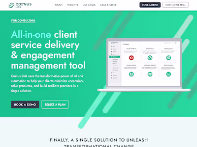 SaaS Startup product landing