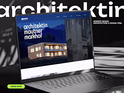 Architect Bureau Landing Page