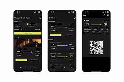 Boom Supersonic Mobile Design