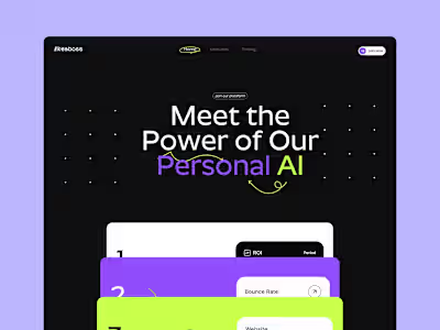 Like a Boss - UI Design / Framer Website