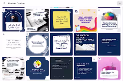 I’m working on some new social media posts and design projects