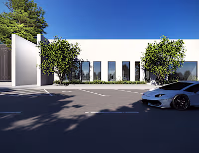 Exterior Residential 3D Rendering Architecture