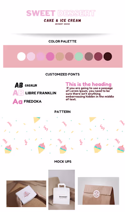Sweet Desert - Logo Design and Business Card